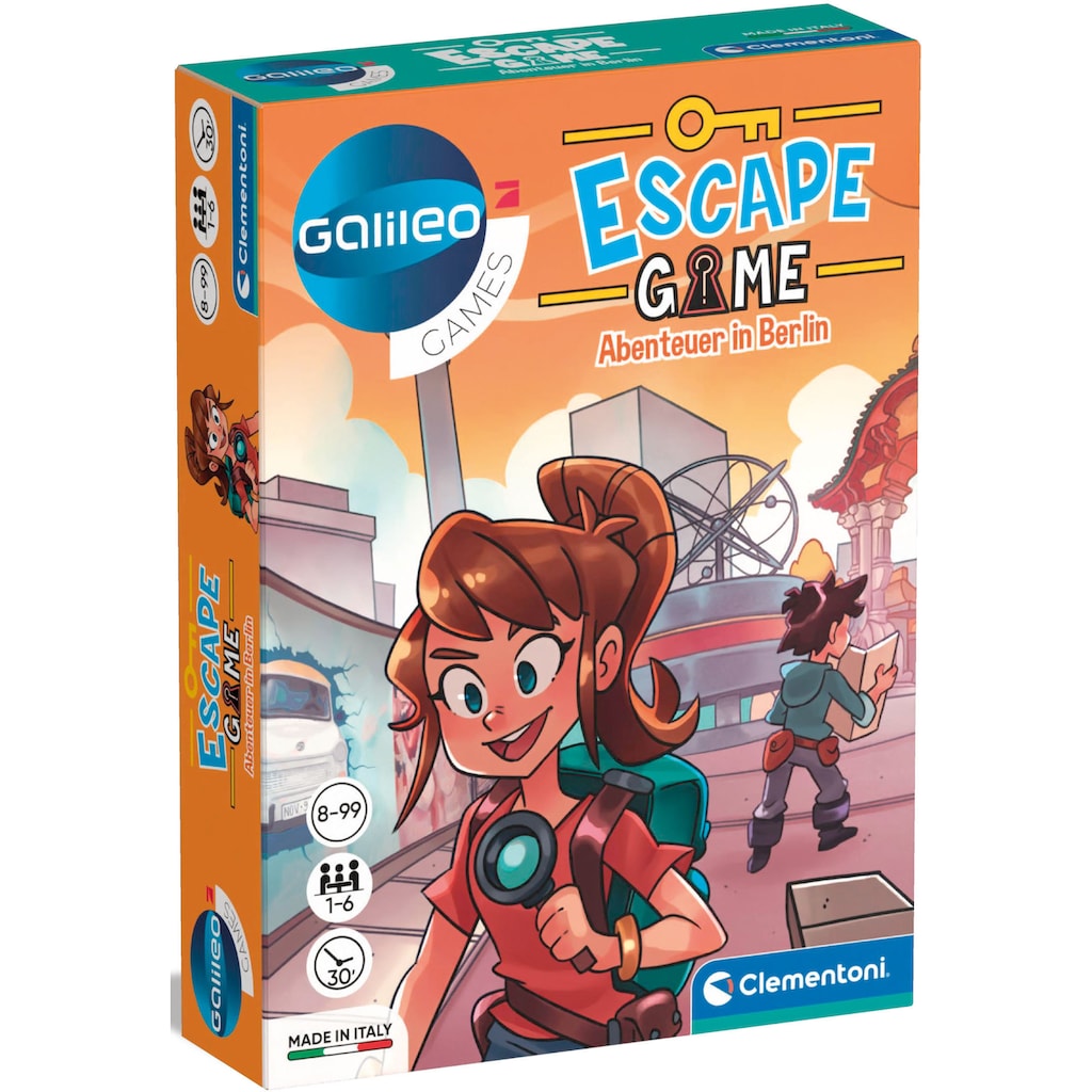 Clementoni® Spiel »Galileo, Escape Game Abenteuer in Berlin«