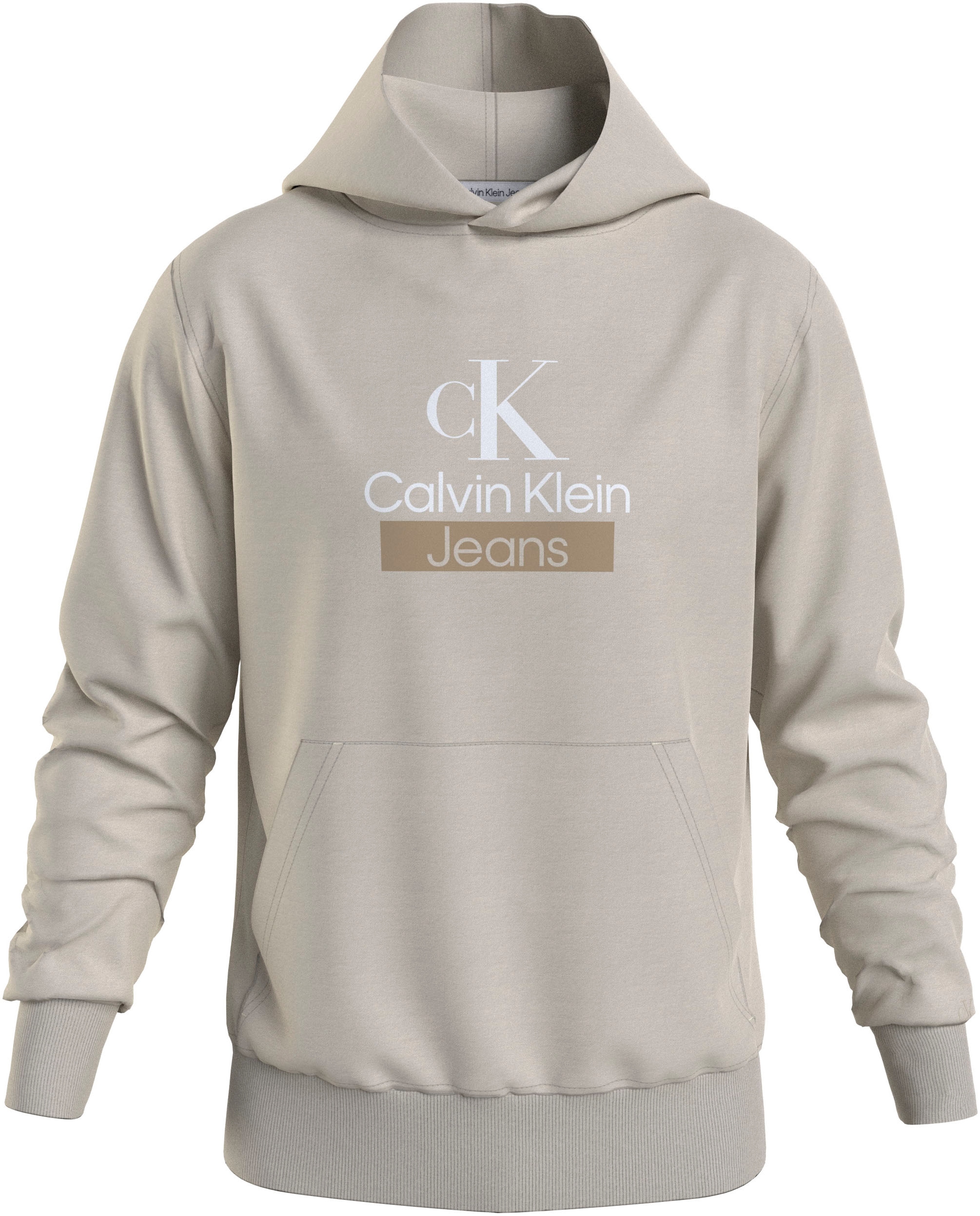 Calvin Klein Jeans Plus Kapuzensweatshirt ARCHIVAL HOODY« STACKED ♕ »PLUS bei