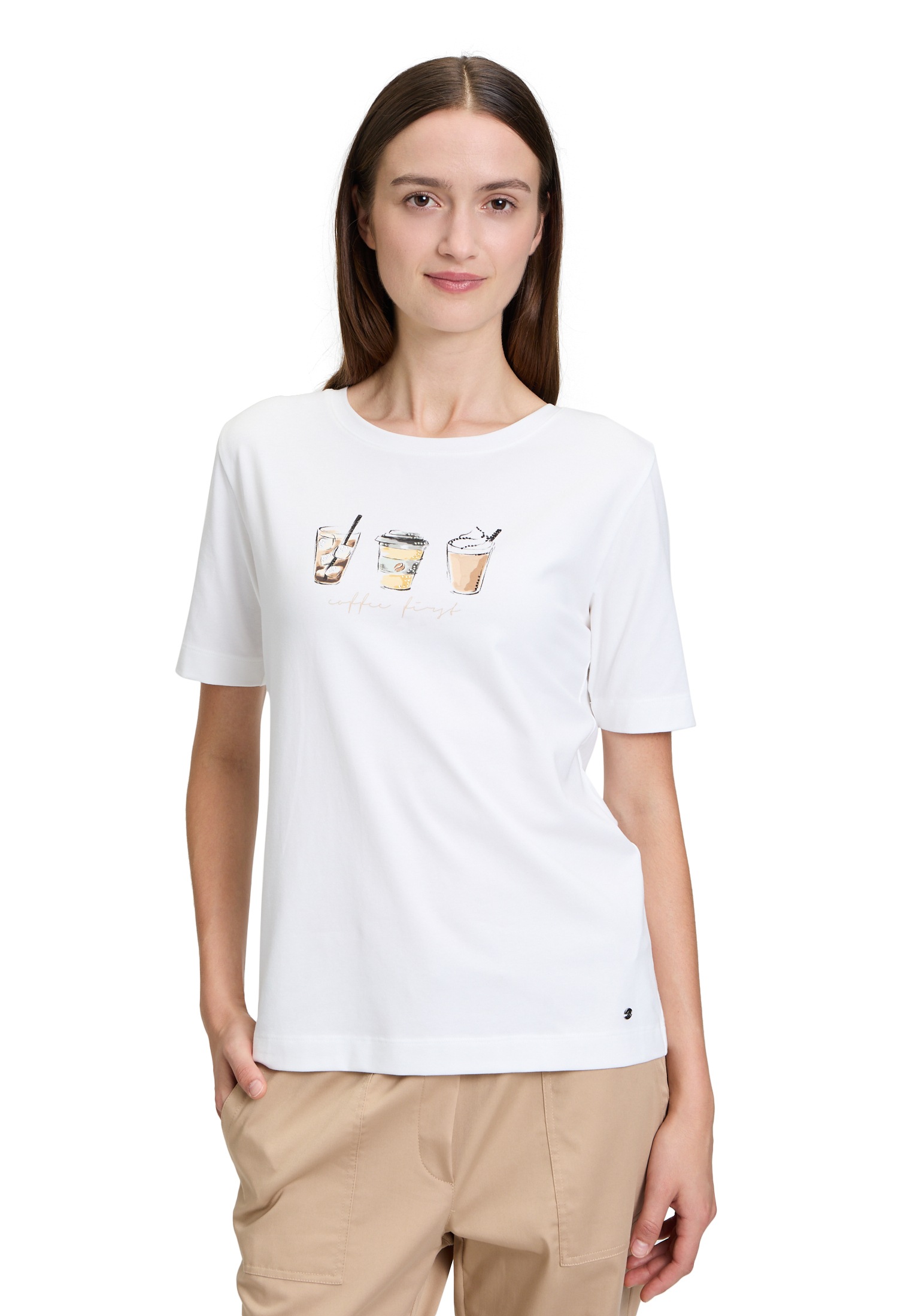 Betty&Co T-Shirt »Casual-Shirt mit Strass«
