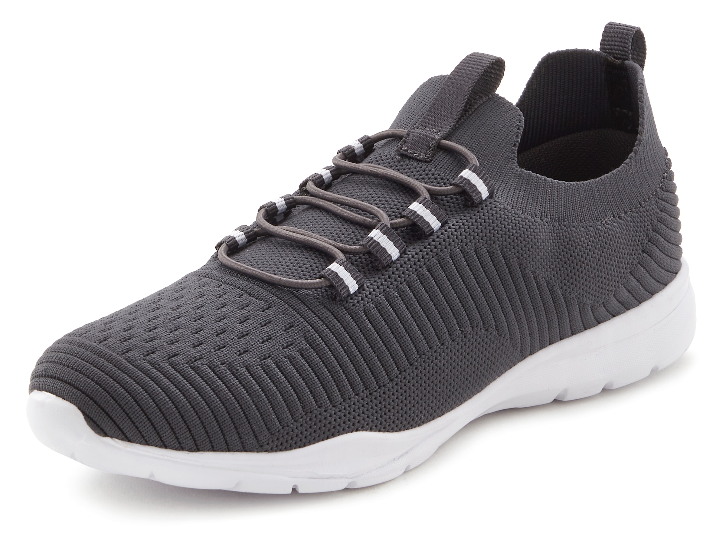 Vivance Sneaker »Freizeitschuh, Halbschuh,«, superleicht, zum Reinschlüpfen mit elastischen Schnürbändern VEGAN