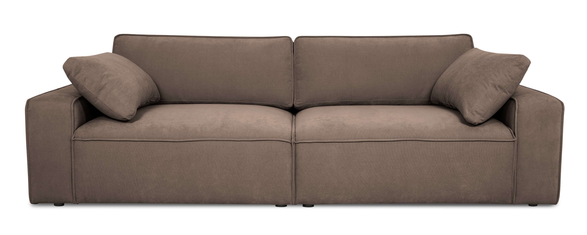 OTTO home 3-Sitzer »Mittell, Chenille« Breite 245 cm, bodentief, extra Kissen inkl., tiefe Sitzfläche