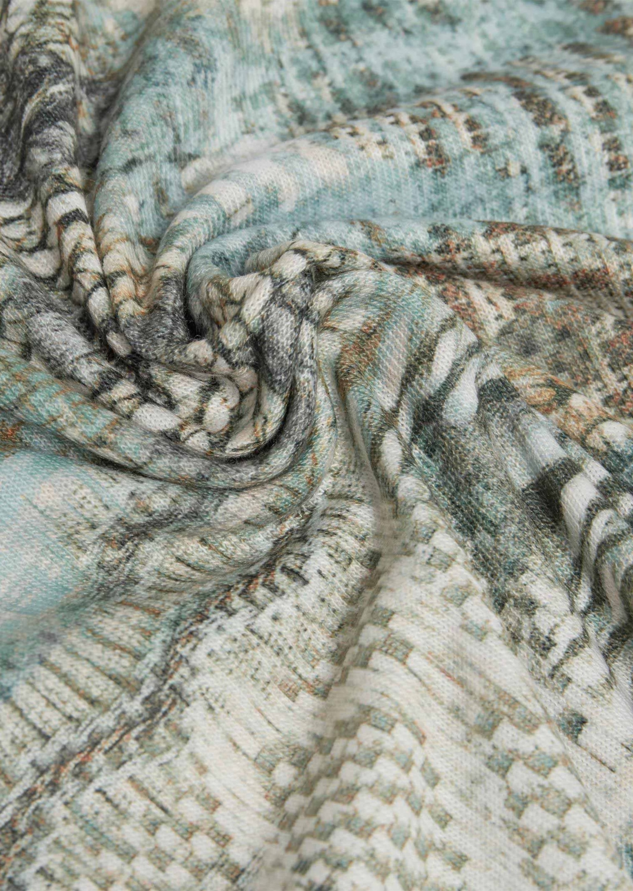 GOLDNER Print-Shirt »Leichtes Druckshirt mit Allover-Design« Druckmix verschiedener Strickstrukturen