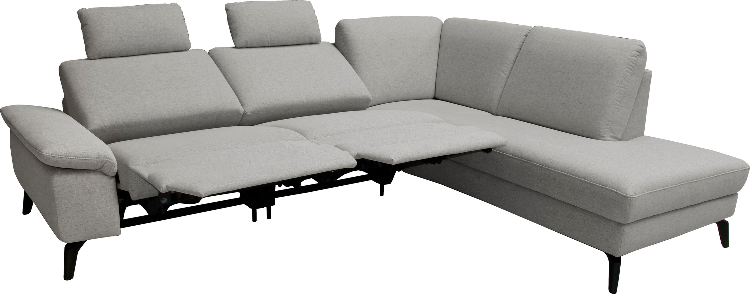 alina Ecksofa, inkl. Kopfstützen, wahlweise mit Relaxfunktion, Breite: 243 cm