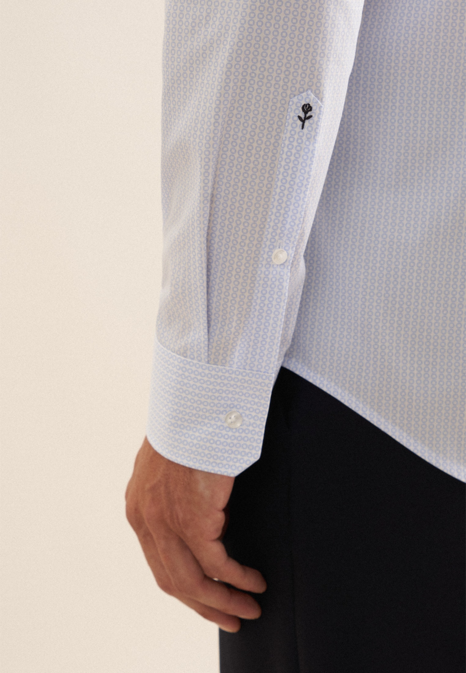 seidensticker Businesshemd »X-Slim«, X-Slim Langarm Kentkragen Druck