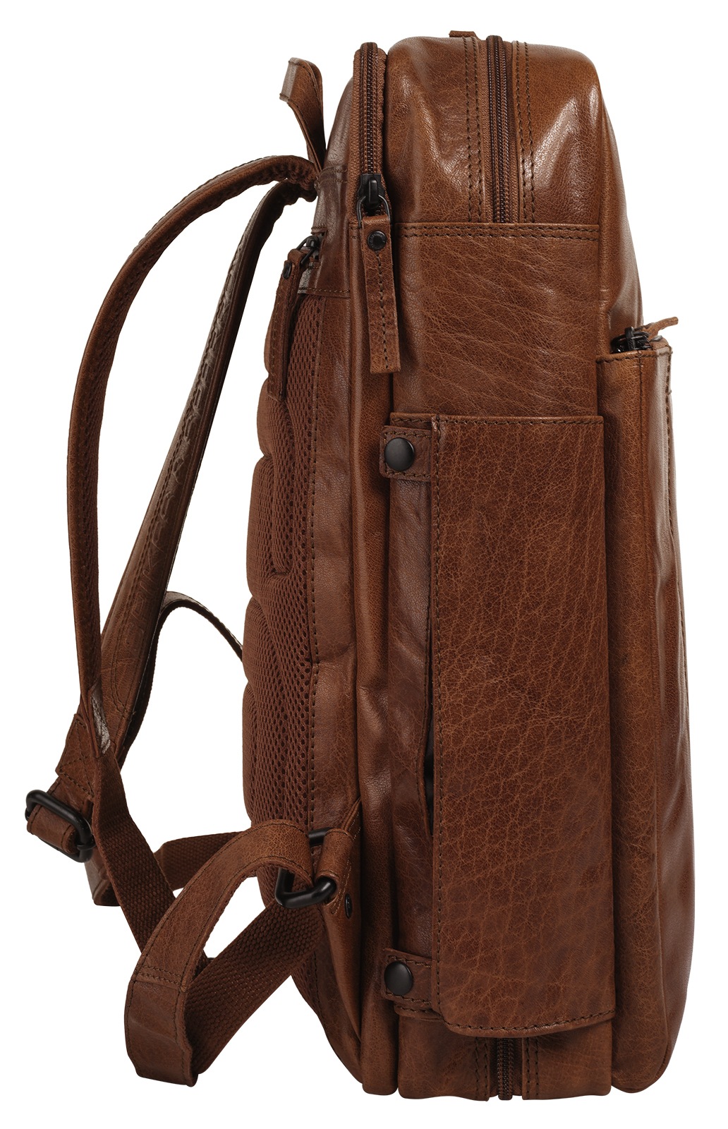 Spikes & Sparrow Laptoprucksack, echt Leder