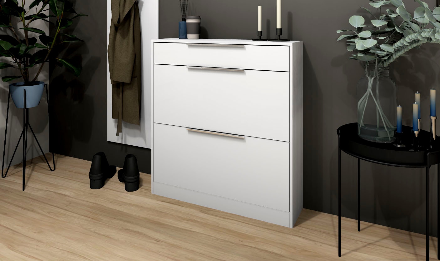borchardt Möbel Schuhschrank, Stehende Montage, Wandmontage & Glasböden unter Mehr aus der Serie