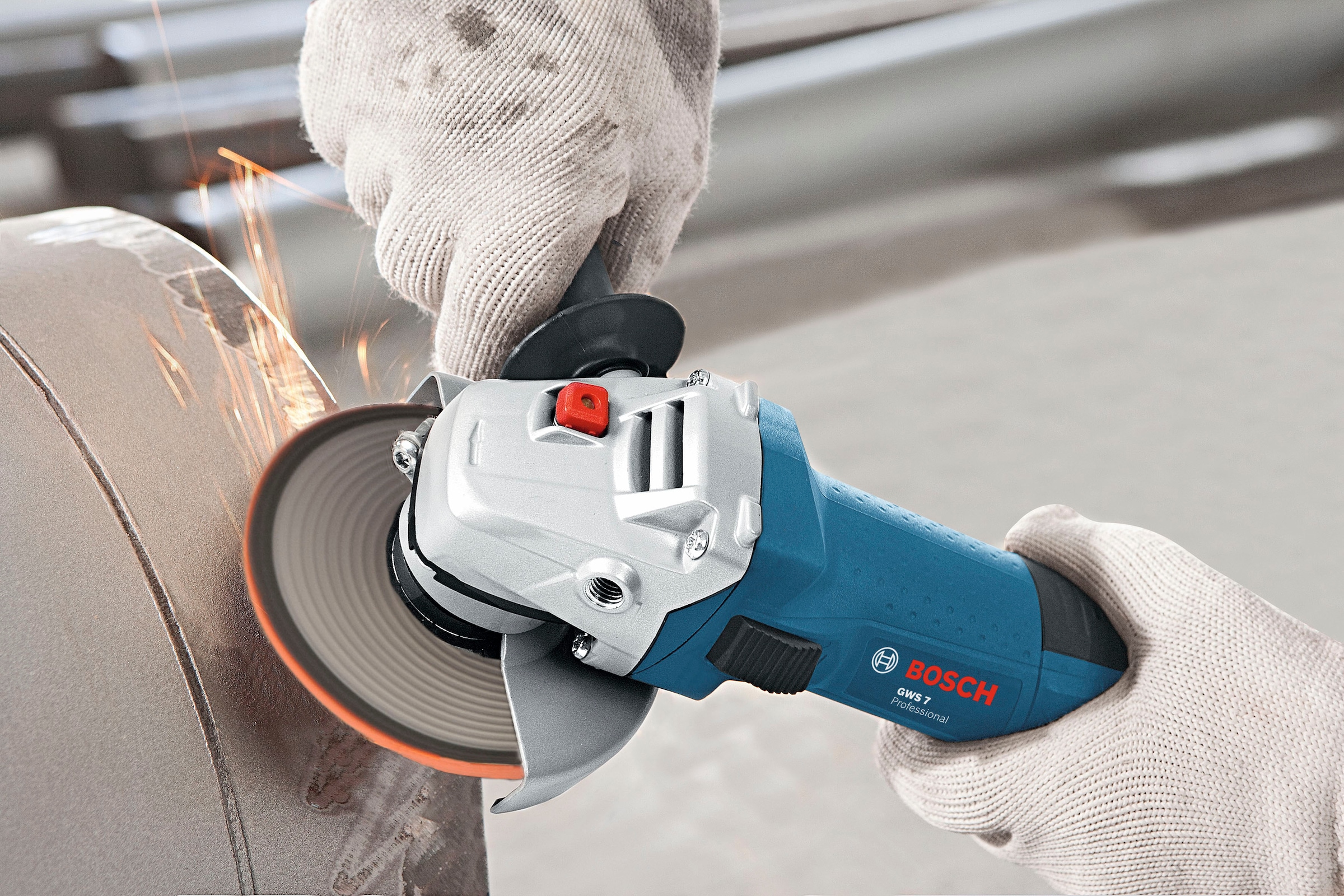 Bosch Professional Winkelschleifer »GWS 7-125«, (Set)