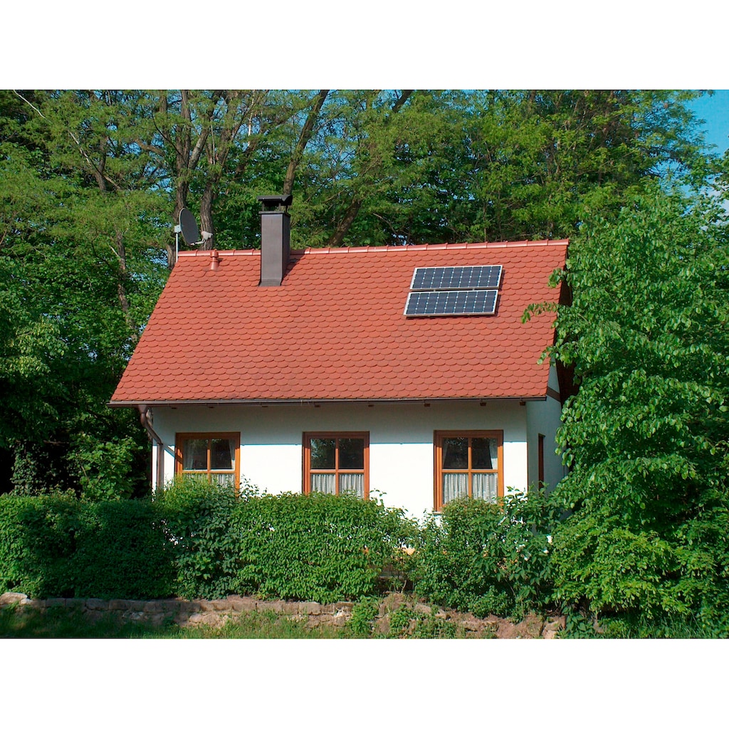 Sunset Solarmodul »Stromset AS 180, 180 Watt, 230 V«, (Set), für Gartenhäuser oder Reisemobil