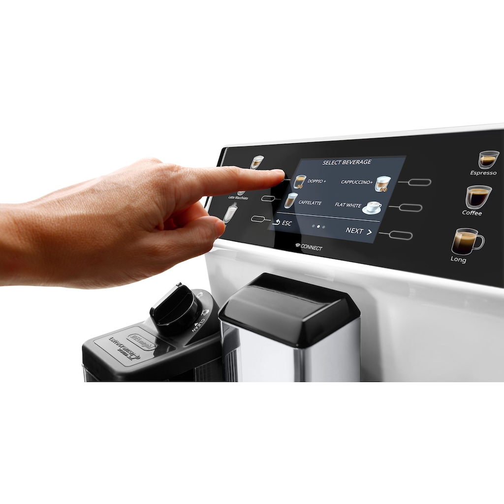 De'Longhi Kaffeevollautomat »PrimaDonna Class ECAM 550.65.W, weiß«