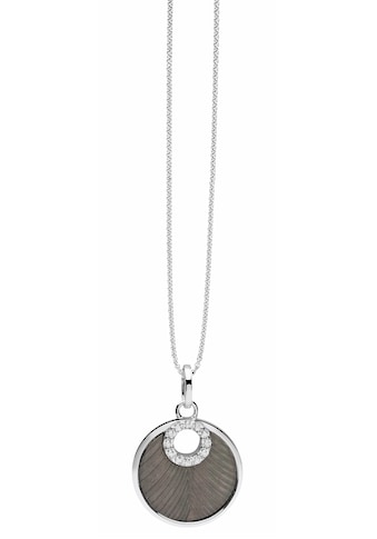 NANA KAY Silberkette »Shiny circles, ST1753«, mit Zirkonia und Perlmutteinlage kaufen