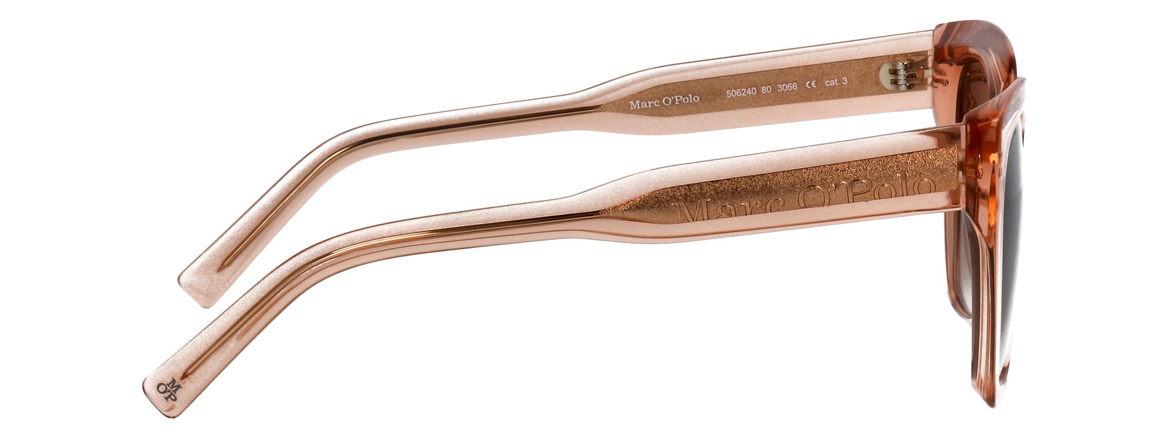 Marc O'Polo Sonnenbrille »Modell 506240« Form Butterfly, Logoschriftzug auf Bügel, Kunststofffassung