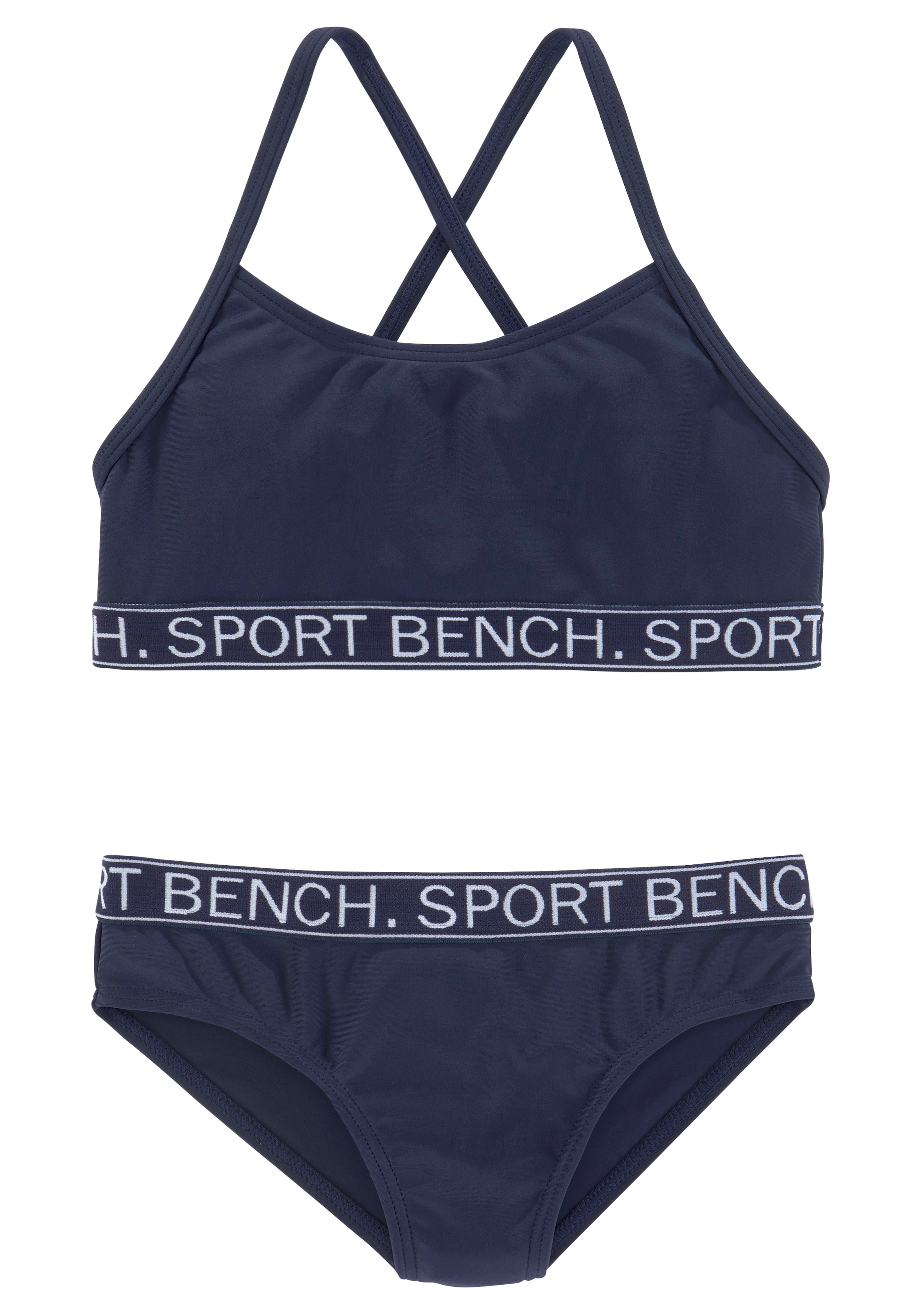 Bench. Bustier-Bikini »Yva Kids«, Farben bei Design sportlichem und in