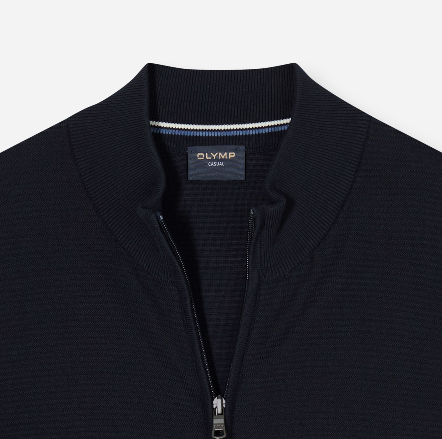 OLYMP Strickjacke Stehkragen, regular fit