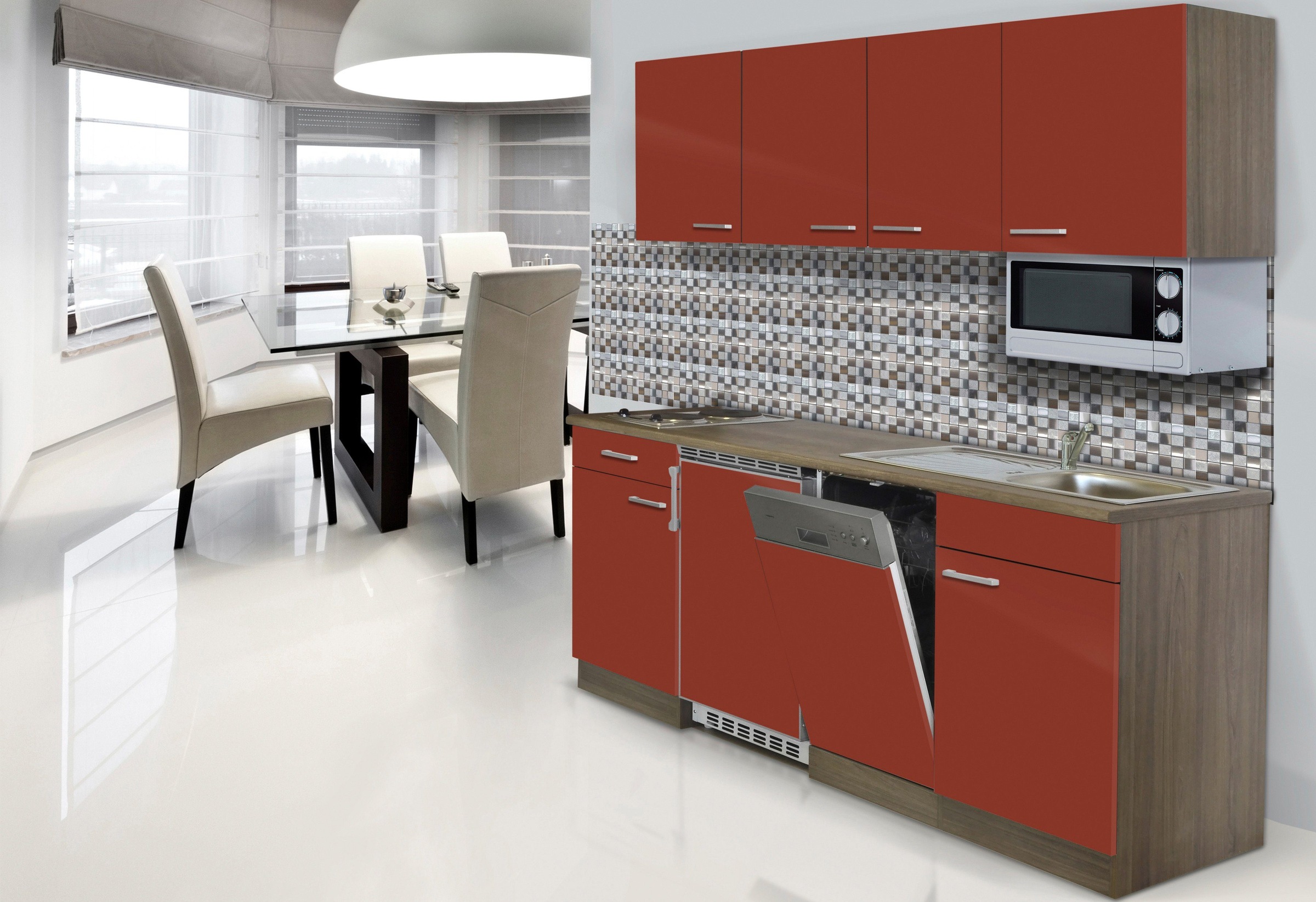 Küchenblock mit Geräten online kaufen | Küchenzeile bei UNIVERSAL