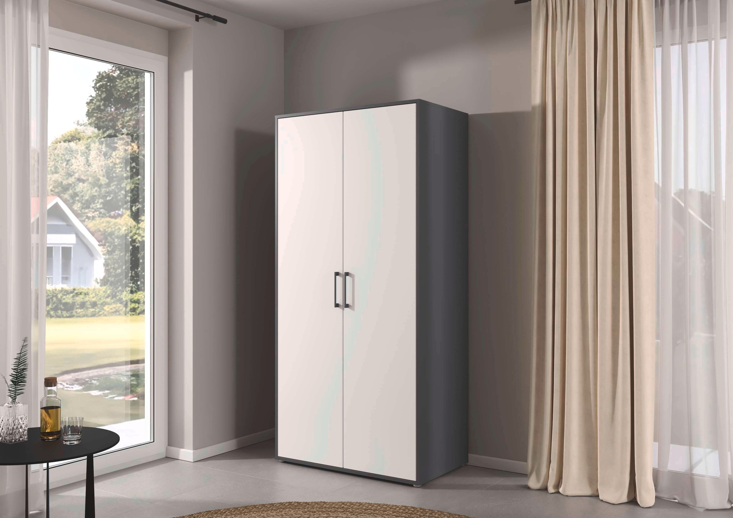 INOSIGN BY RAUCH Kleiderschrank »Kleiderschrank Schrank Garderobe Schlafzimmer Stauraum PAULLY«, (mit 3 Griff-Varianten), OTTOS CHOICE 3 Griffvarianten MADE IN GERMANY