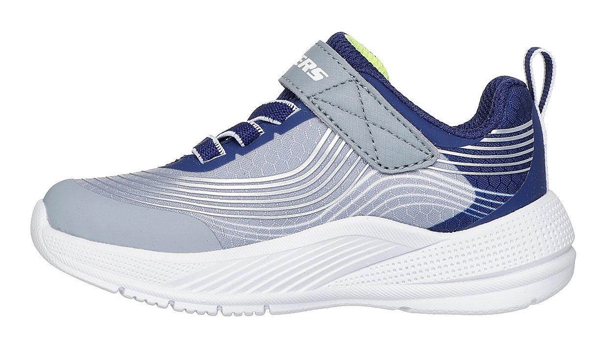 Skechers Sneaker »MICROSPEC ADVANCE«, Babyschuh mit zusätzlichem Gummizug, Größenschablone zum Download