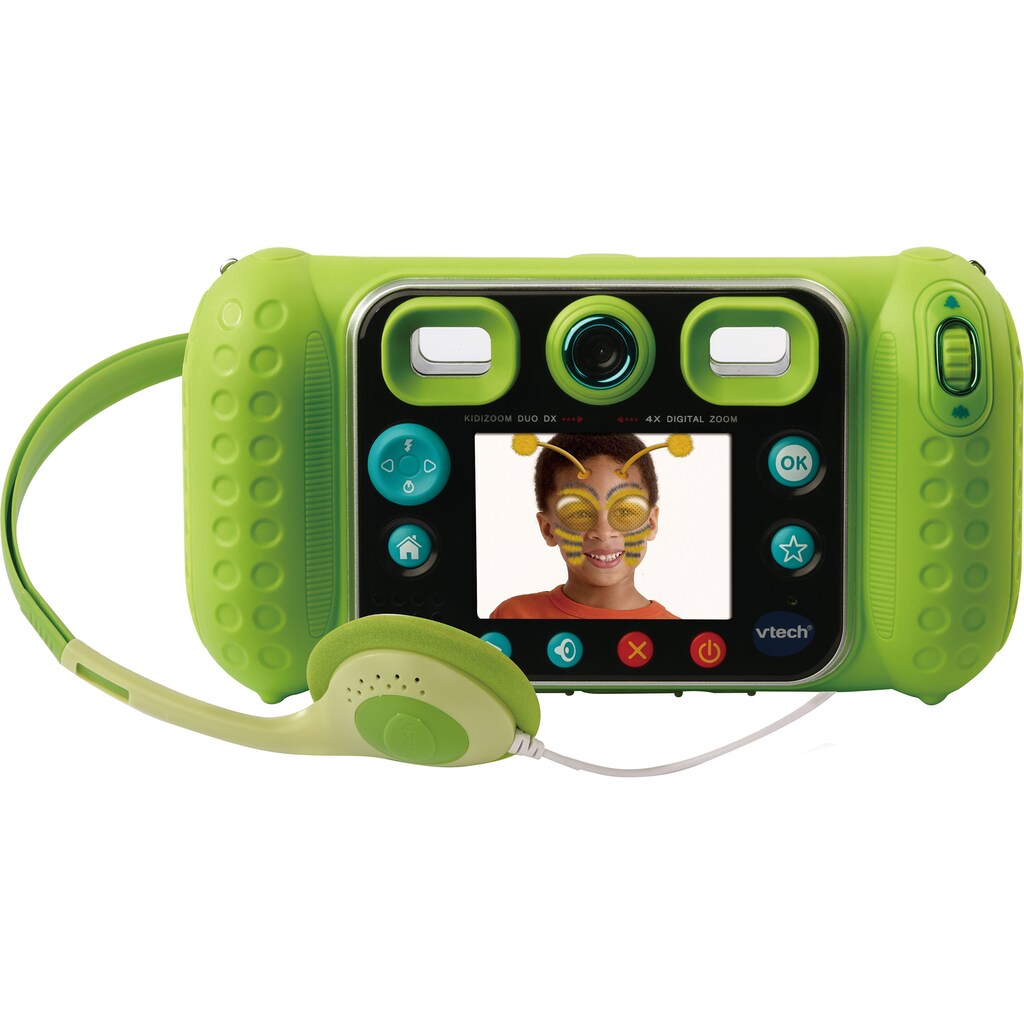 Vtech® Kinderkamera »Kidizoom Duo DX, grün«, 5 MP, inklusive Kopfhörer