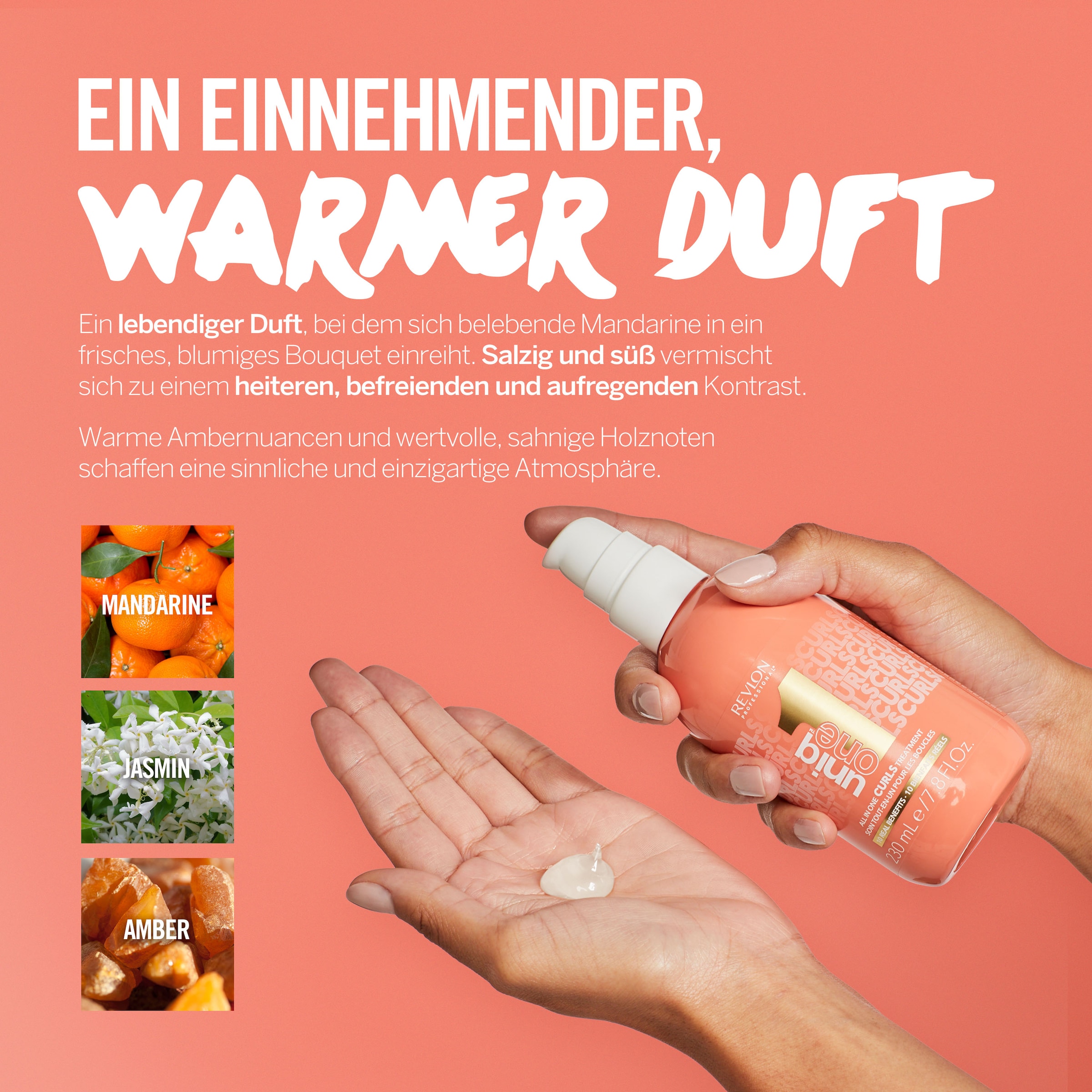 REVLON PROFESSIONAL Leave-in Pflege »All In One Curls Hair Treatment 230 ml«, (1 tlg.), Tiefenwirksame Pflege mit zehn Vorteilen für lockiges Haar.