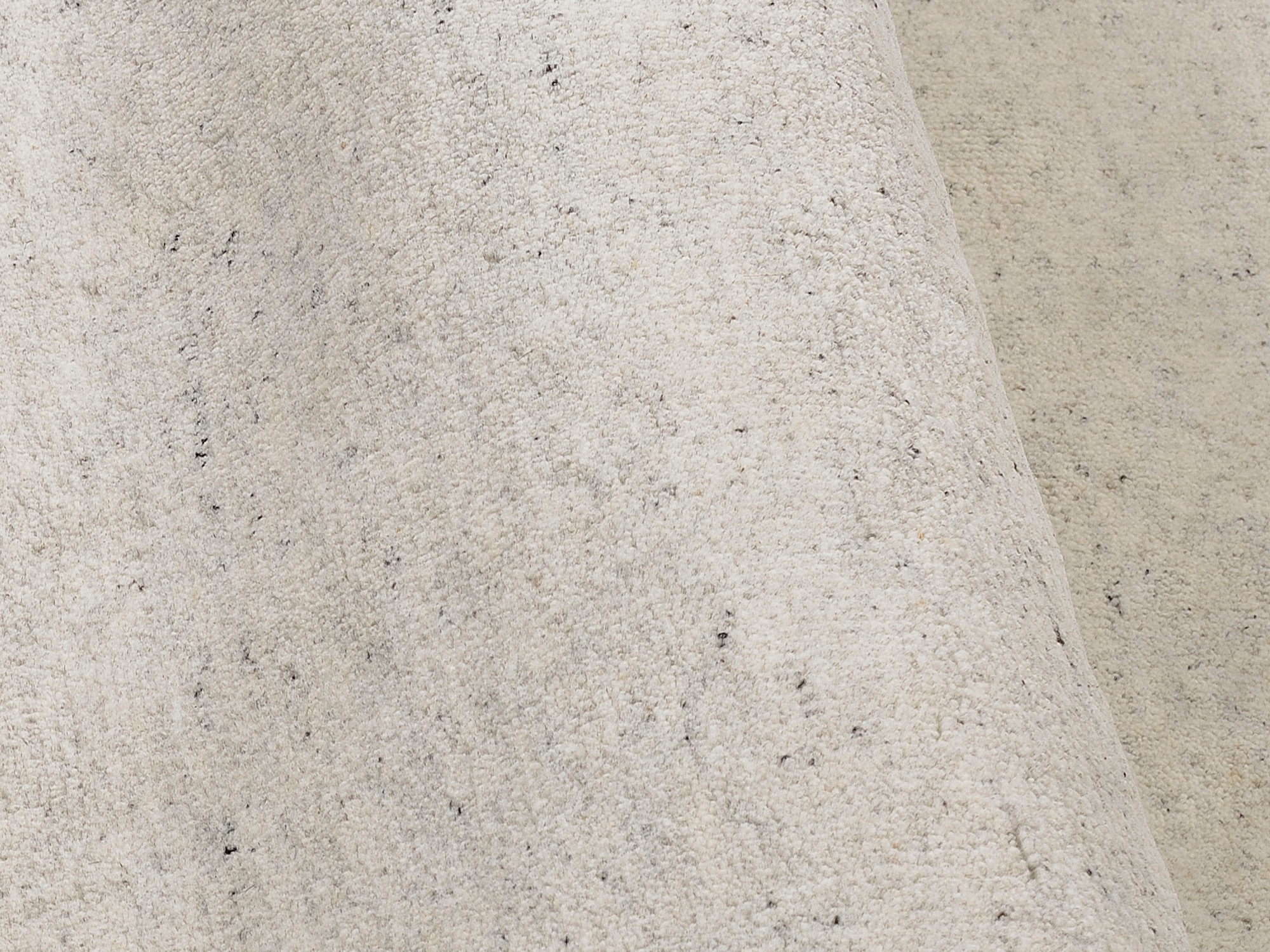 OCI DIE TEPPICHMARKE Wollteppich »ESEMPIO UNI MELANGE«, rechteckig, 18 mm Höhe, reine Wolle, handgeknüpft, hochwertig verarbeitet, natürlich warm
