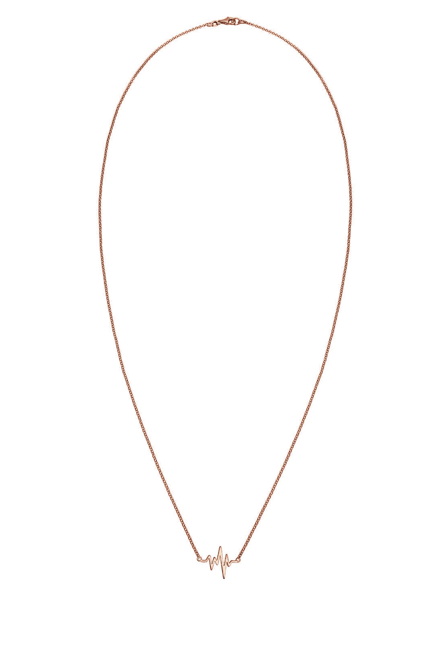 Elli Kette mit Anhänger »Halskette Herzschlag Anhänger Liebe 925 Silber«