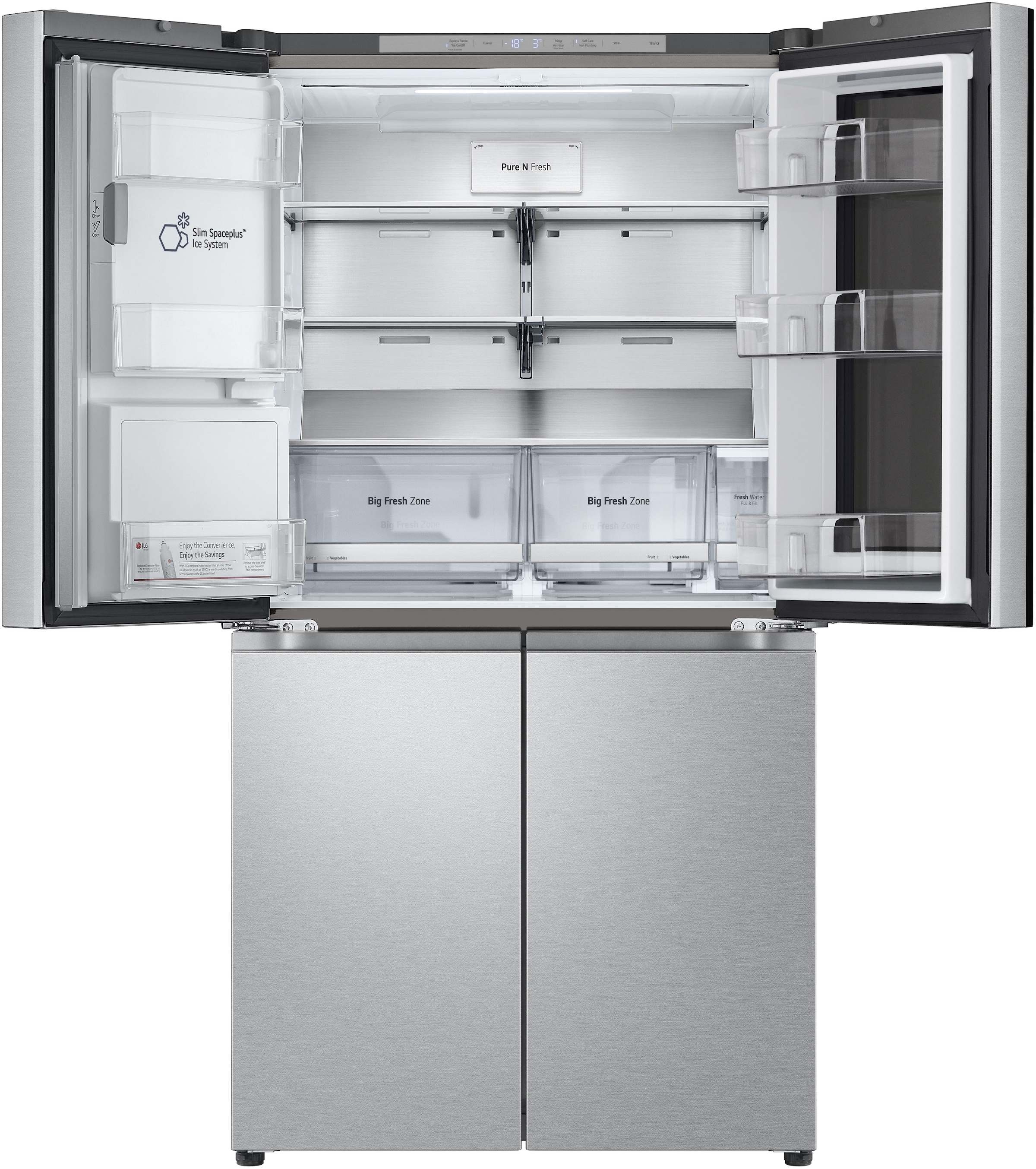 LG Multi Door InstaView® Multi-Door »GMG961MBKE« 179,2 cm hoch 91,4 cm breit