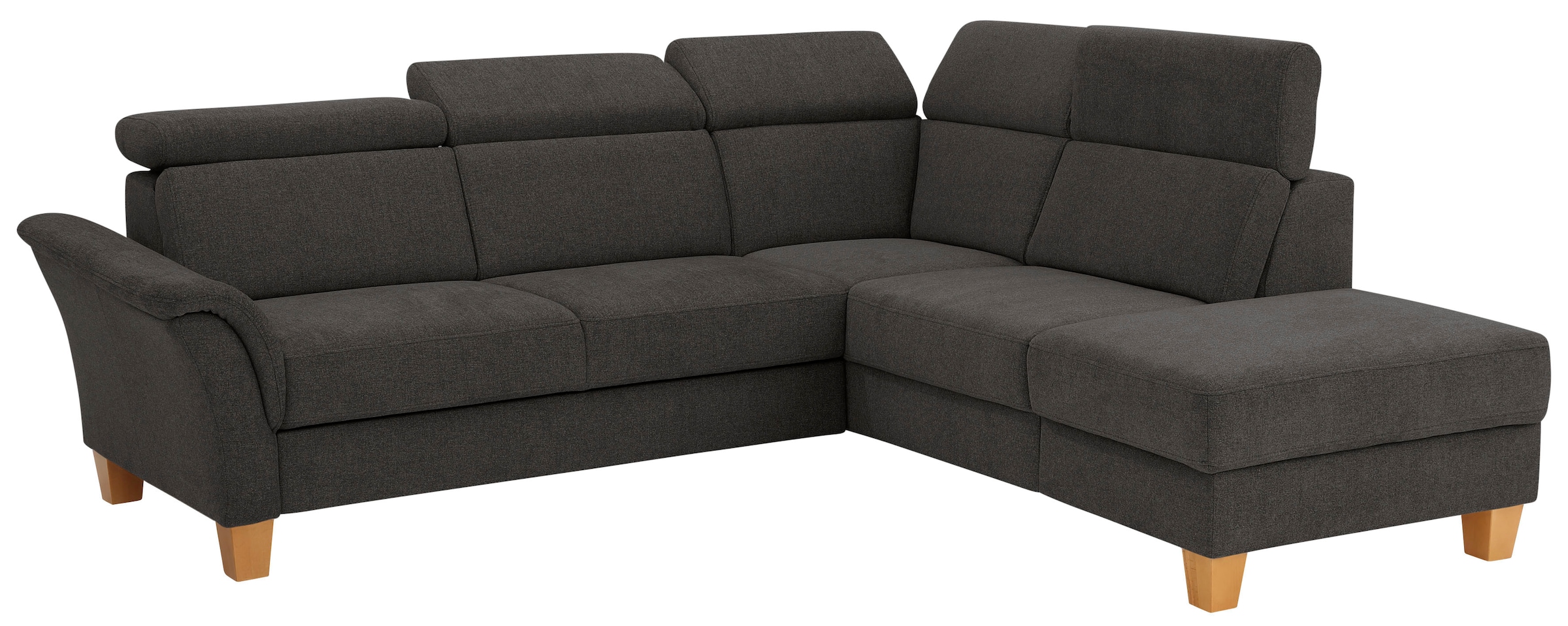 Home affaire Ecksofa »Conville L-Form«, Federkern, wahlweise mit Bettfunktion und Bettkasten bzw. Stauraum