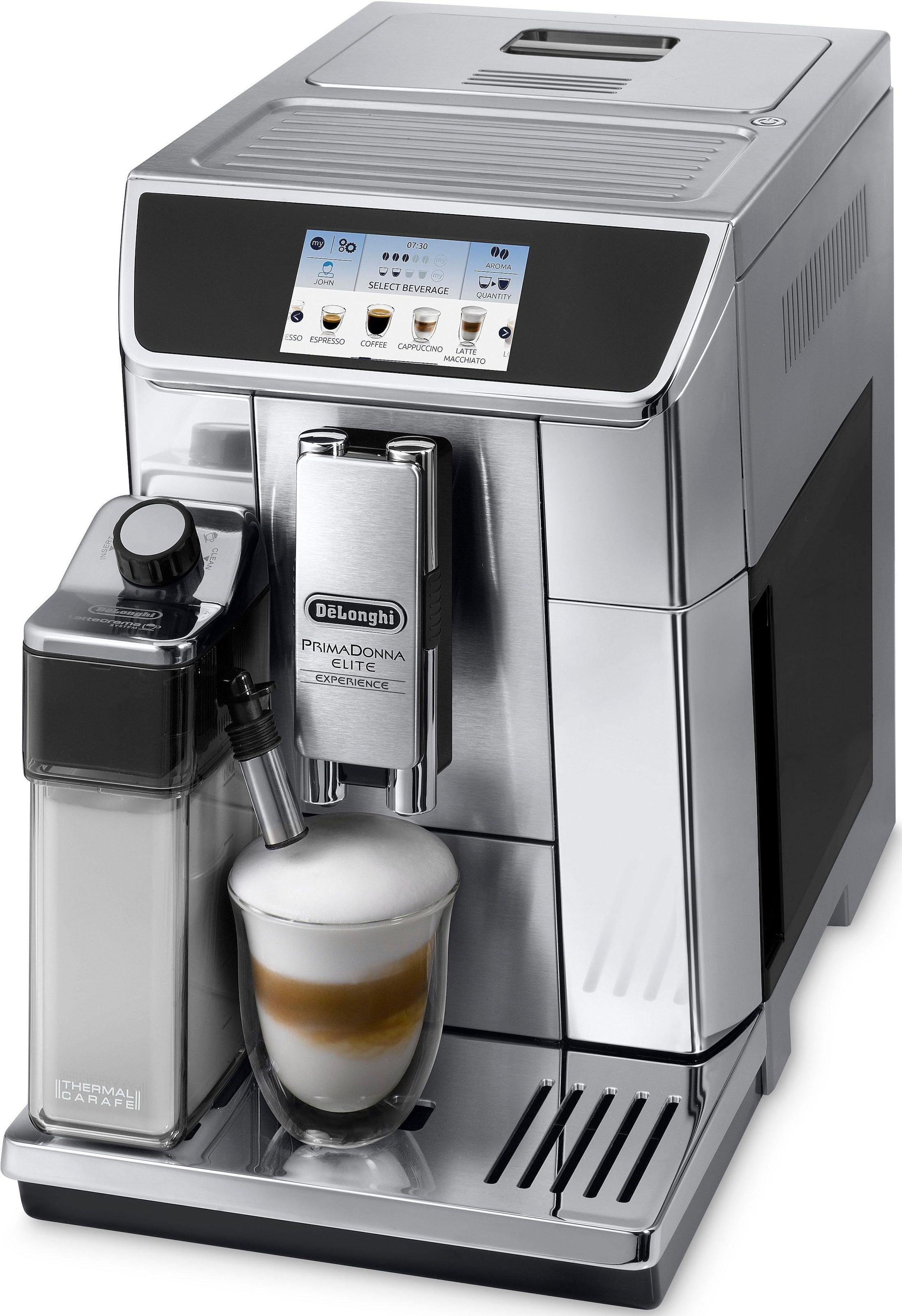 De'Longhi Kaffeevollautomat »PrimaDonna Elite Experience ECAM 656.85.MS«, auch für Kaltgetränkevariationen