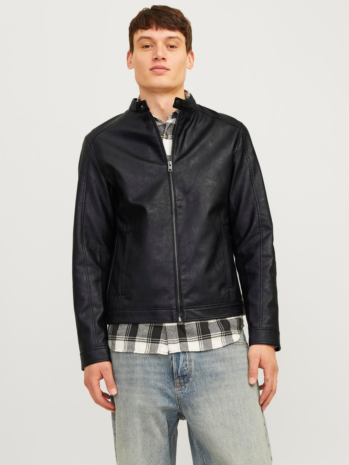 Lederimitatjacke »JJEDYLAN CLEAN PU JACKET NOOS«