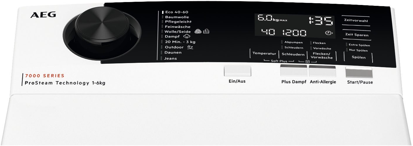 AEG Waschmaschine Toplader Serie 7000 »LTR7A70260«, 6 kg