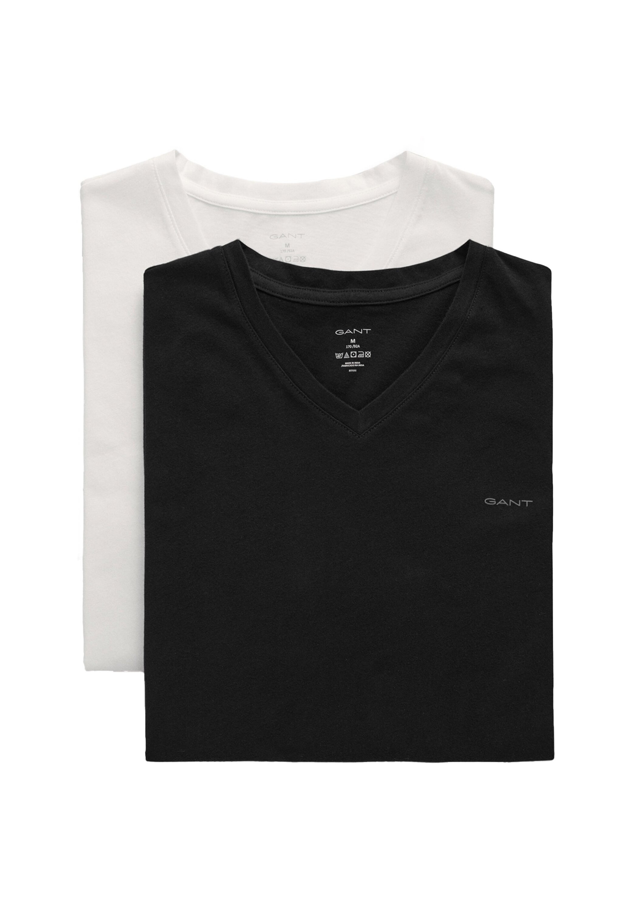 Gant T-Shirt »T-Shirt V-NECK T-SHIRT 4-PACK 4er Pack«
