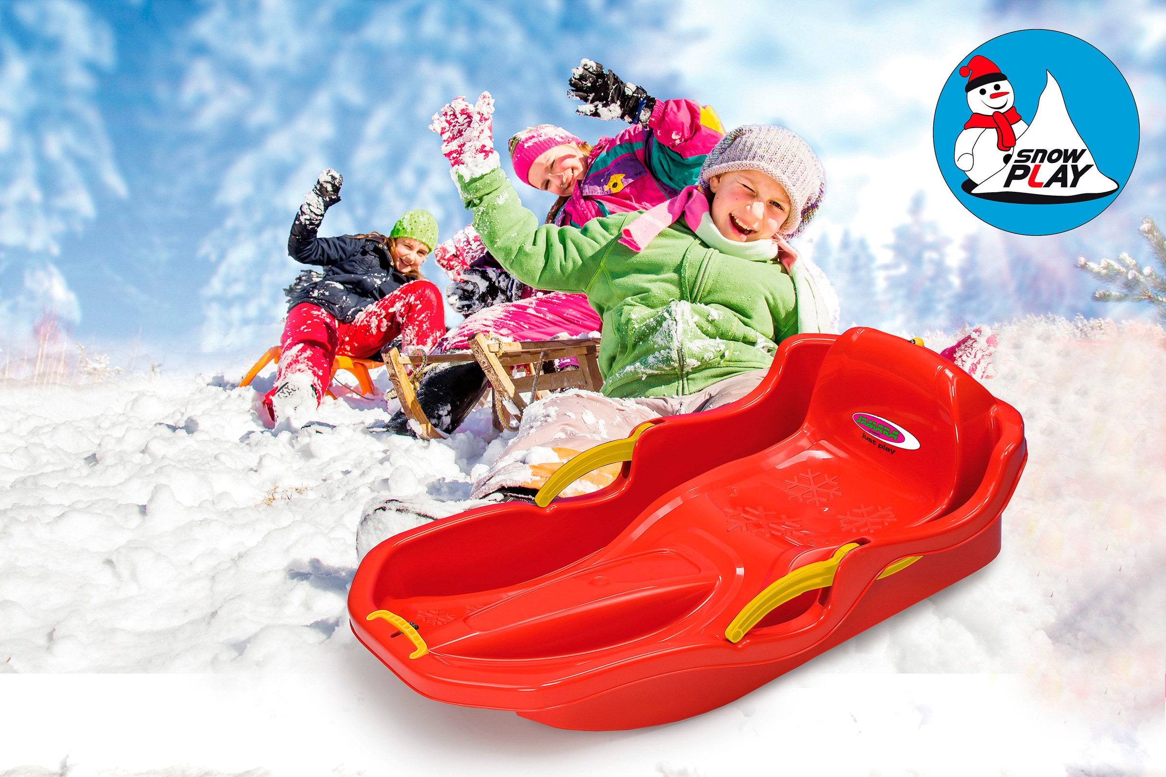 Jamara Bob »Snow Play Bob Comfort 80 cm, mit Bremse« Made in Europe