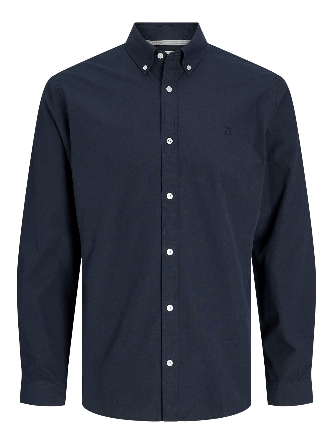 Jack & Jones Langarmhemd »JPRCCPOPLIN LOGO COMFORT SHIRT L/S SN«