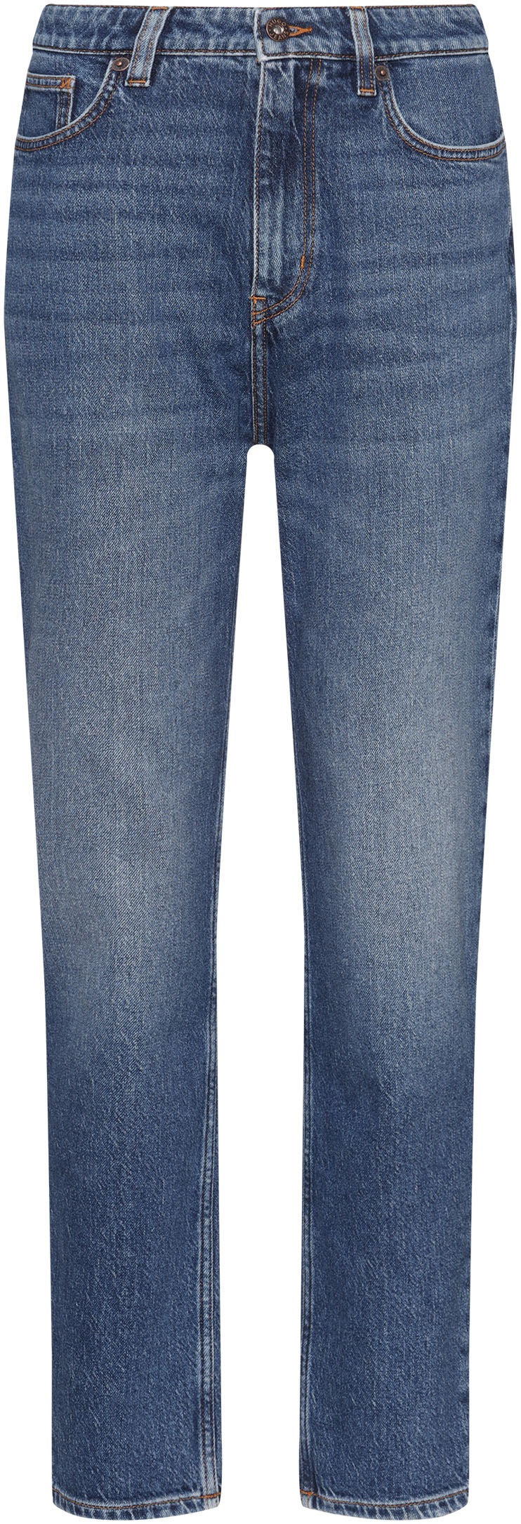 HUGO Blue Mom-Jeans »Noe«, Straight Fit Jeans mit hoher Leibhöhe