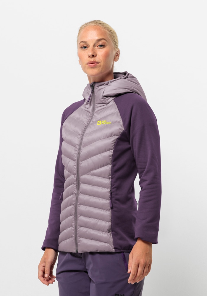Jack Wolfskin Hybridjacke »ROUTEBURN PRO HYBRID W« mit Kapuze
