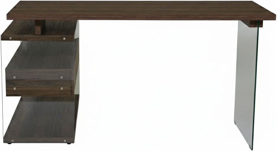 Jahnke Eckschreibtisch »LUX C 15 E« Eckschreibtisch,Glas,wechselseitig montierbar,2 Schubladen,B:145 cm