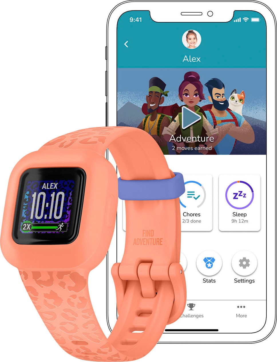 Garmin Smartwatch »vivofit jr. 3«, Proprietär,)
