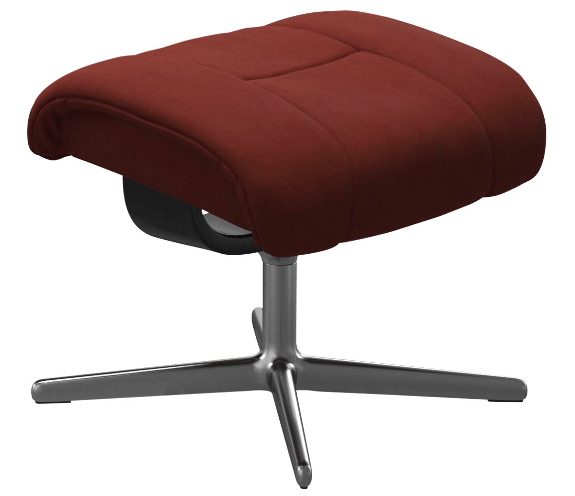 Stressless® Fußhocker »Reno«, mit Cross Base, Größe S, M & L, Holzakzent Schwarz