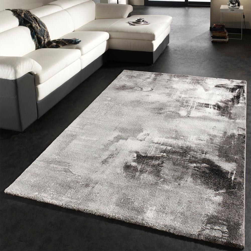Paco Home Teppich mit »Canvas 754«, modernes rechteckig, Leinwand Kurzflor, Optik Arizona Design