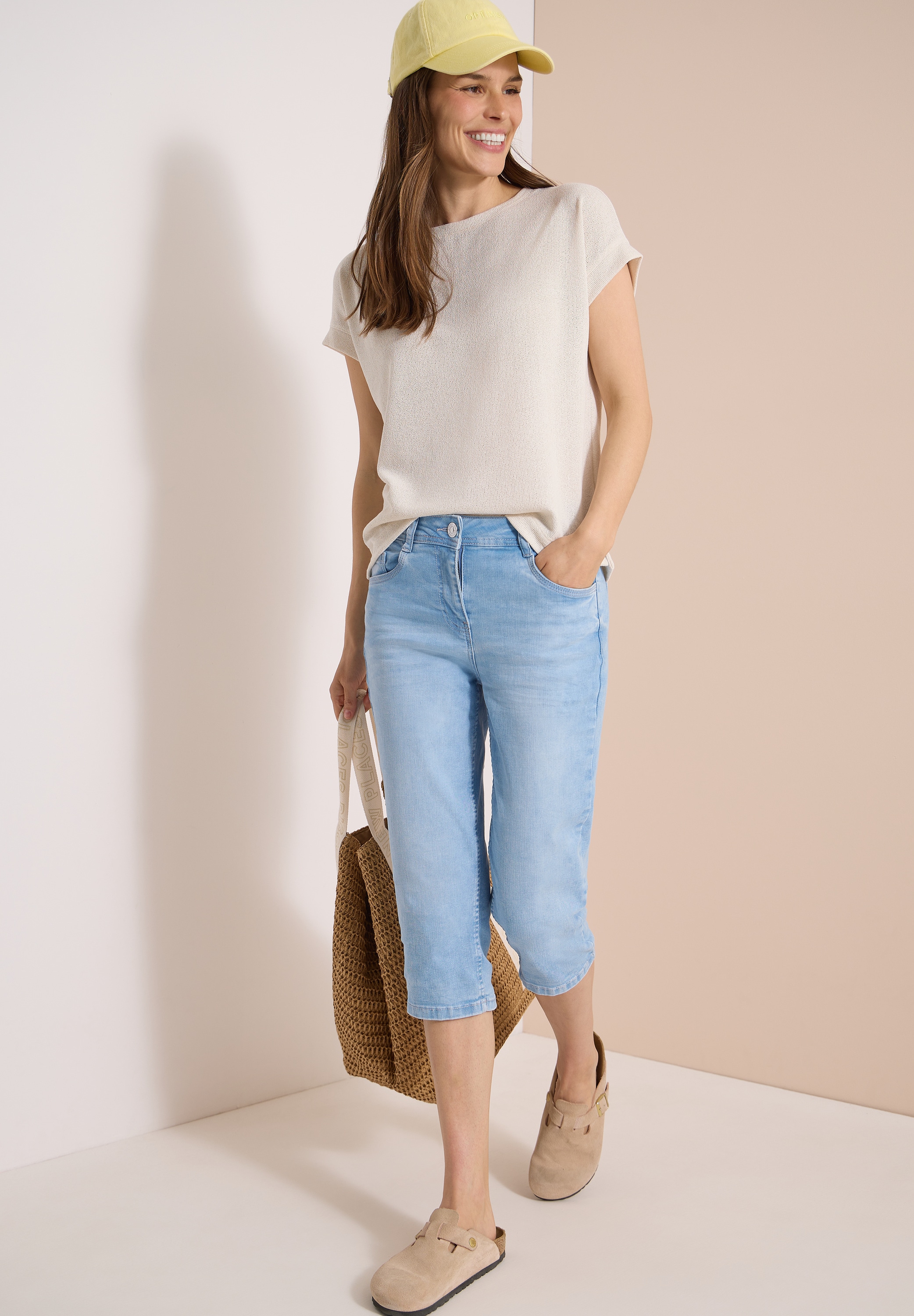 Cecil Caprijeans »Style Toronto« Slim Leg Jeans im Slim Fit/ mit Stretch