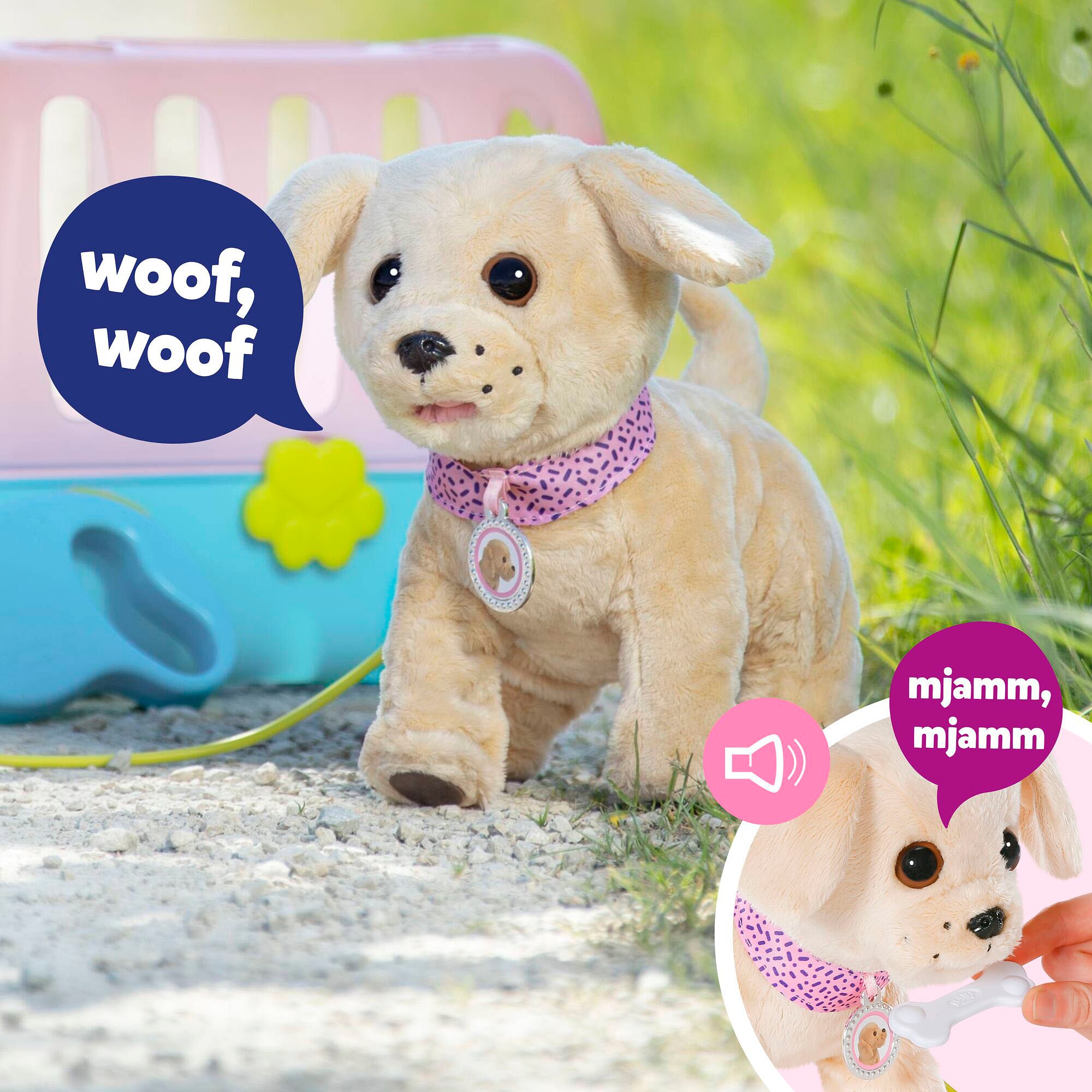 Baby Born Plüschfigur »Mein Hund Lucky mit Box« mit Funktion