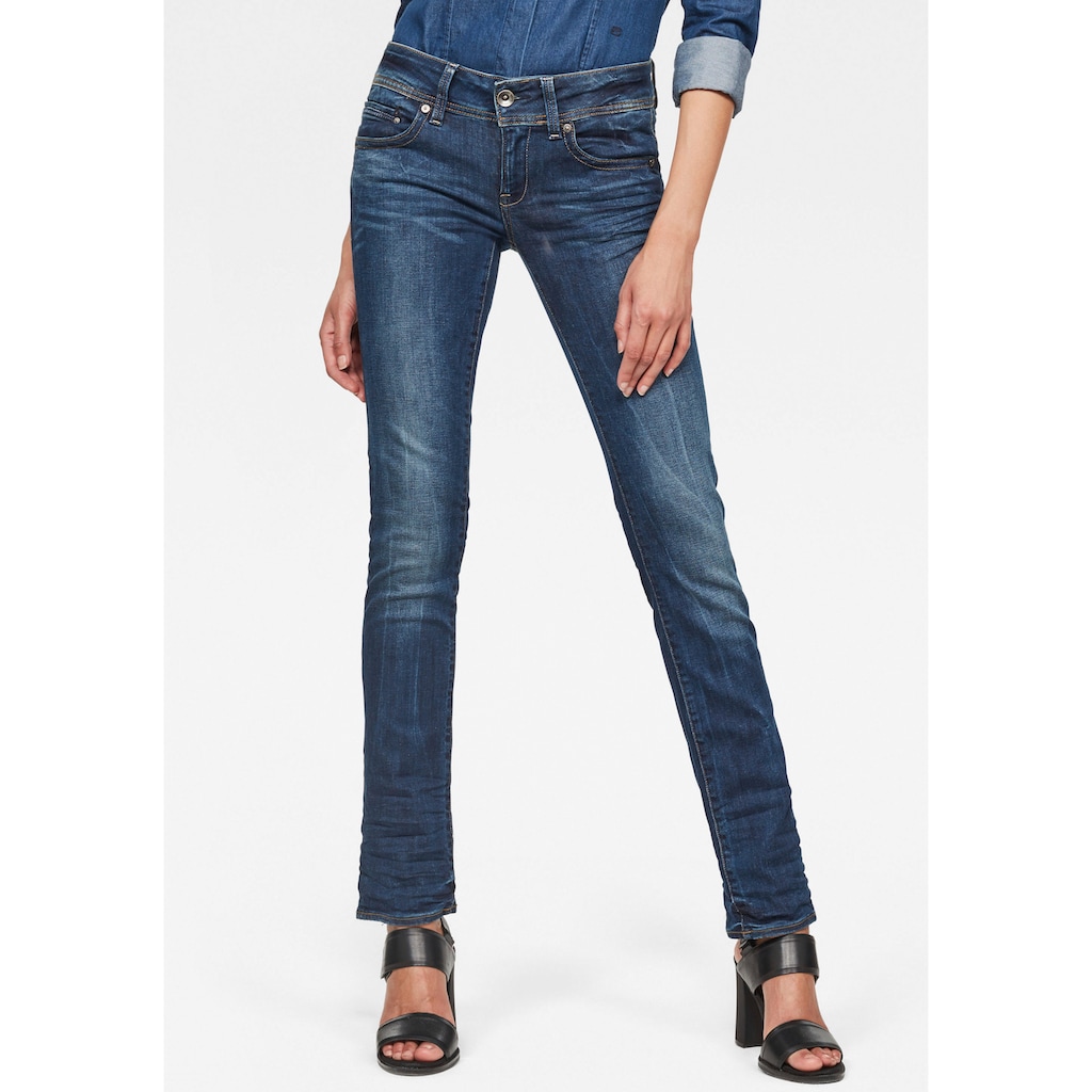 G-Star RAW Straight-Jeans »Midge Saddle Straight«