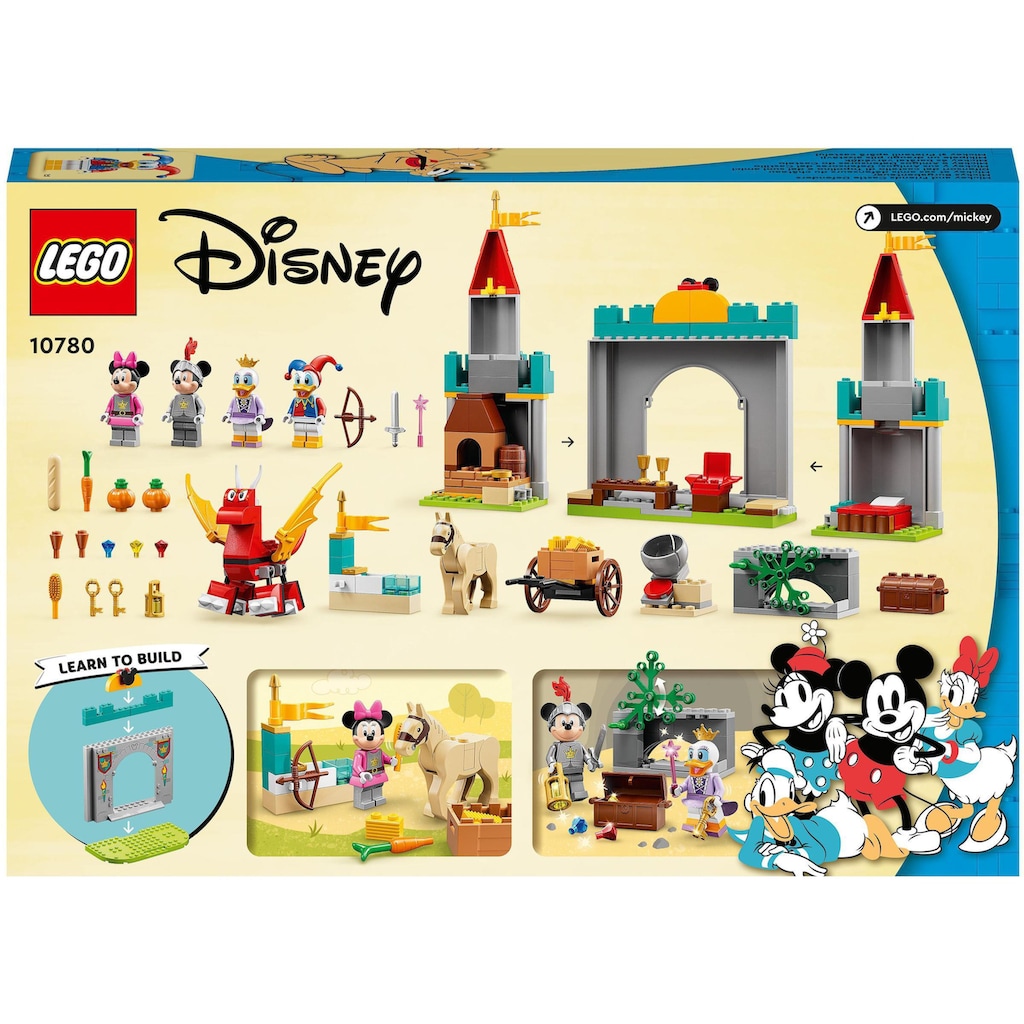 LEGO® Konstruktionsspielsteine »Mickys Burgabenteuer (10780), LEGO® Disney«, (215 St.), Made in Europe