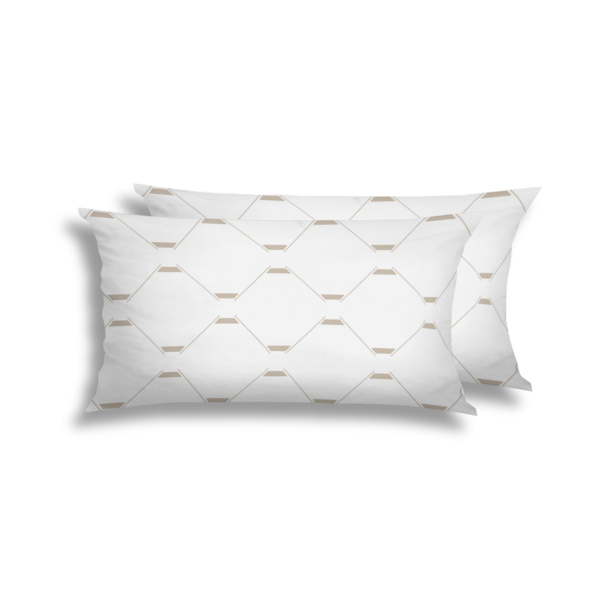 Florella Kissenbezüge »Bonia, Renforcé, 100 % Baumwolle«, (2 St.), Doppelpack Wendebezug, passend für 2 Kissen 40x 80 cm