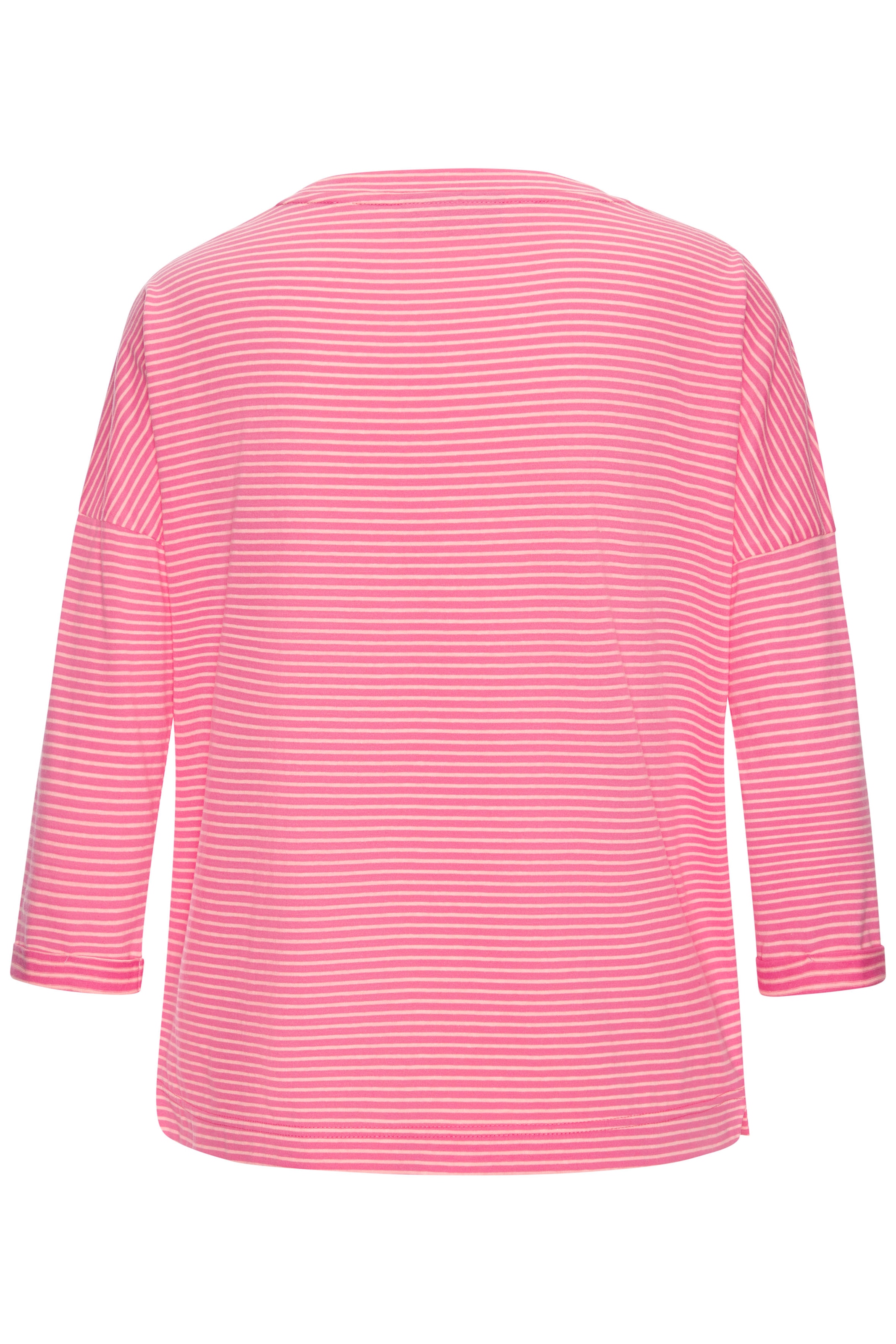 Elbsand 3/4-Arm-Shirt »Veera«, mit Logoprint und überschnittenen Schultern, lässiges Shirt