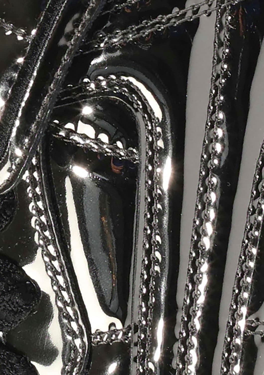 Buffalo Plateausneaker »LIBERTY SOCCER vegan«, Schnürschuh, Halbschuh, Freizeitsneaker in Metallic-Optik