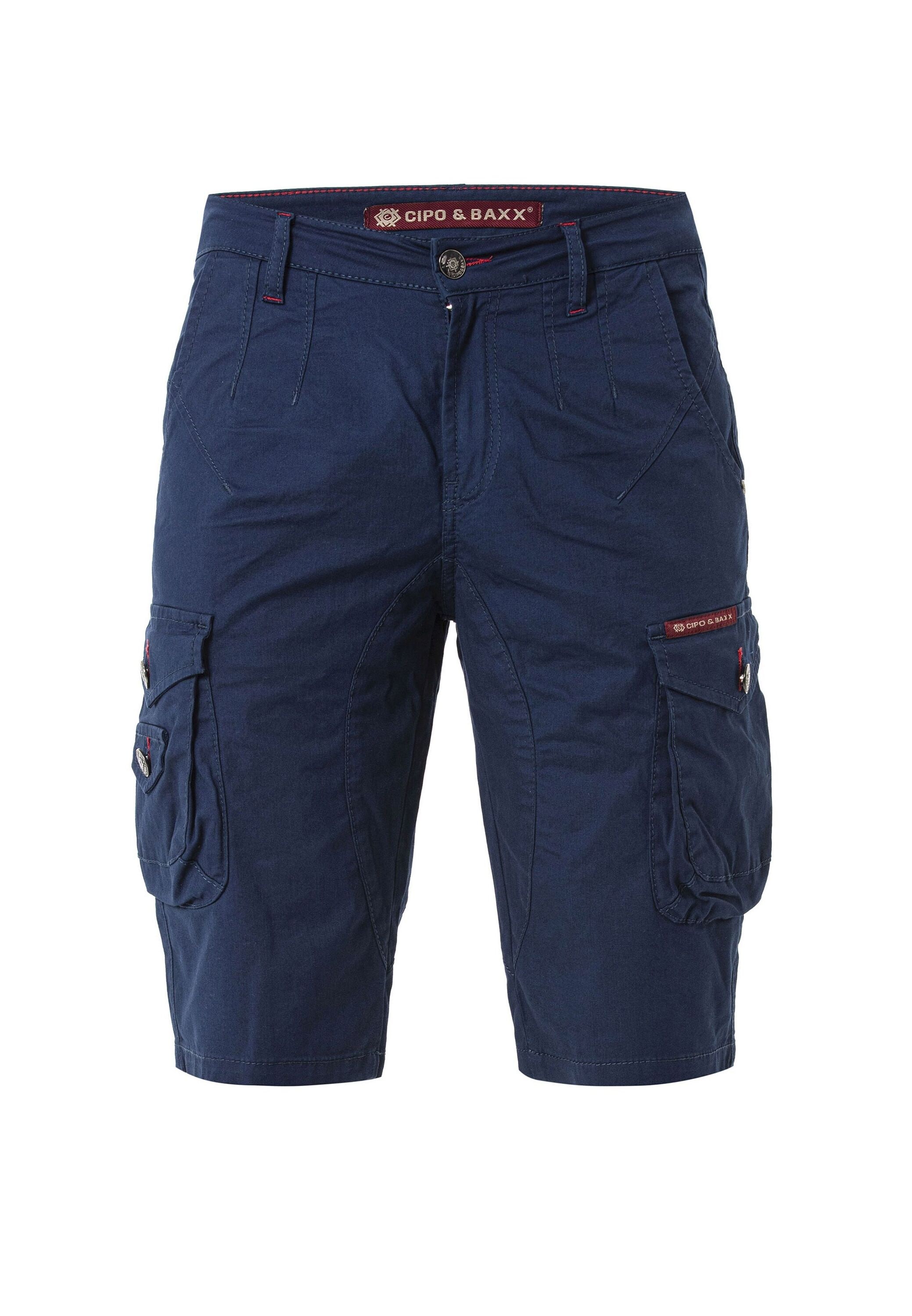 Cipo & Baxx Jeansbermudas »Cipo & Baxx Bermuda & Short« mit praktischen Beintaschen, CK265