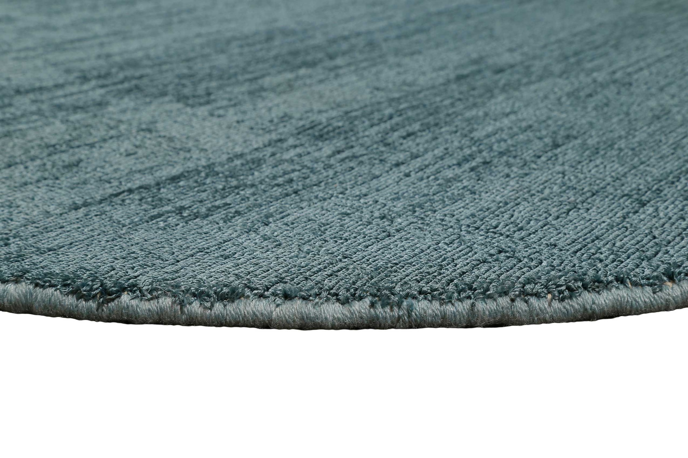 Esprit Teppich »Gil,  ESP-39954«, rund, 8 mm Höhe, handgewebt, seidig glänzend, schimmernde Farbbrillianz, Melangeeffekt