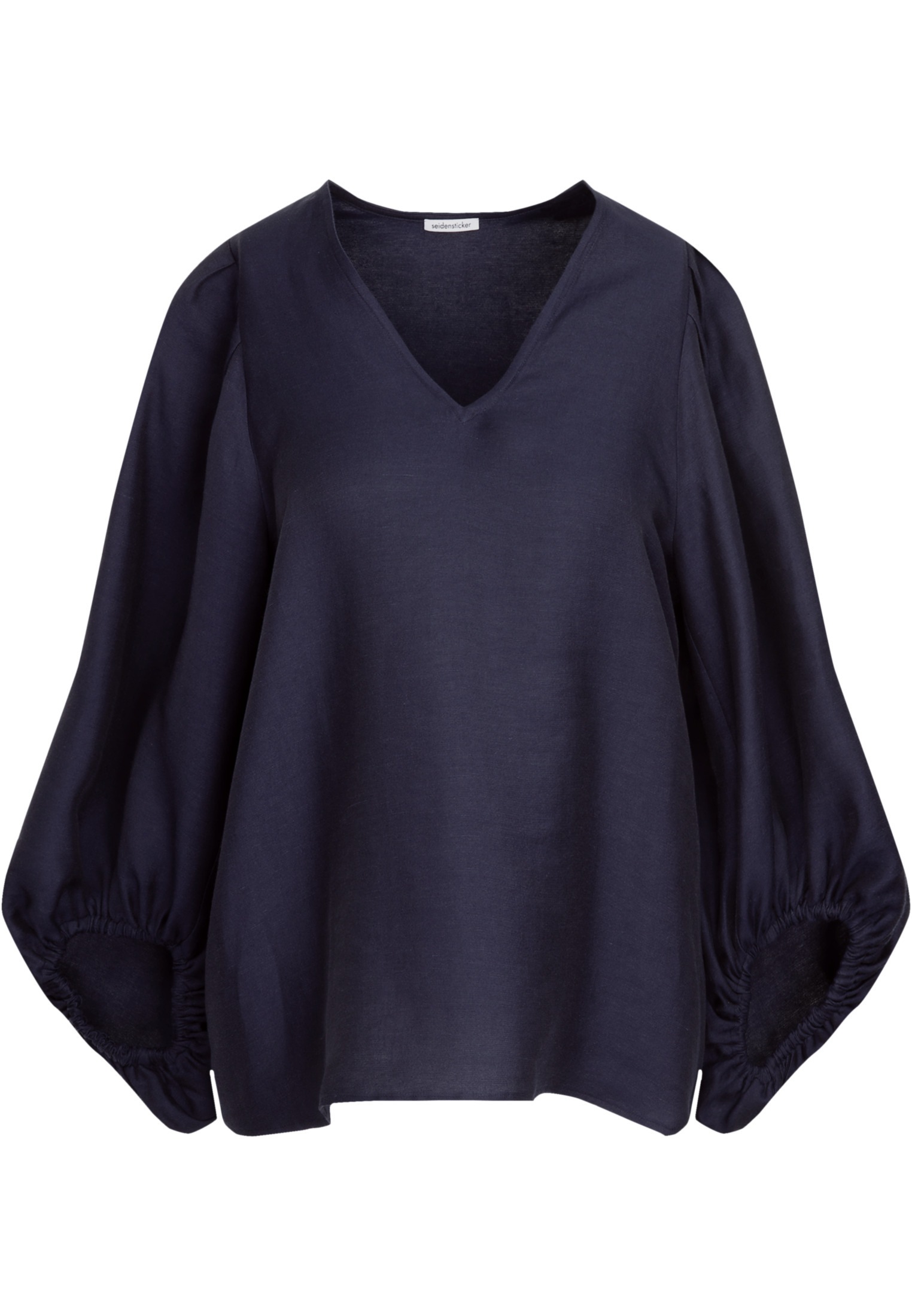 seidensticker Shirtbluse »Schwarze Rose«, 3/4-Arm V-Neck Uni
