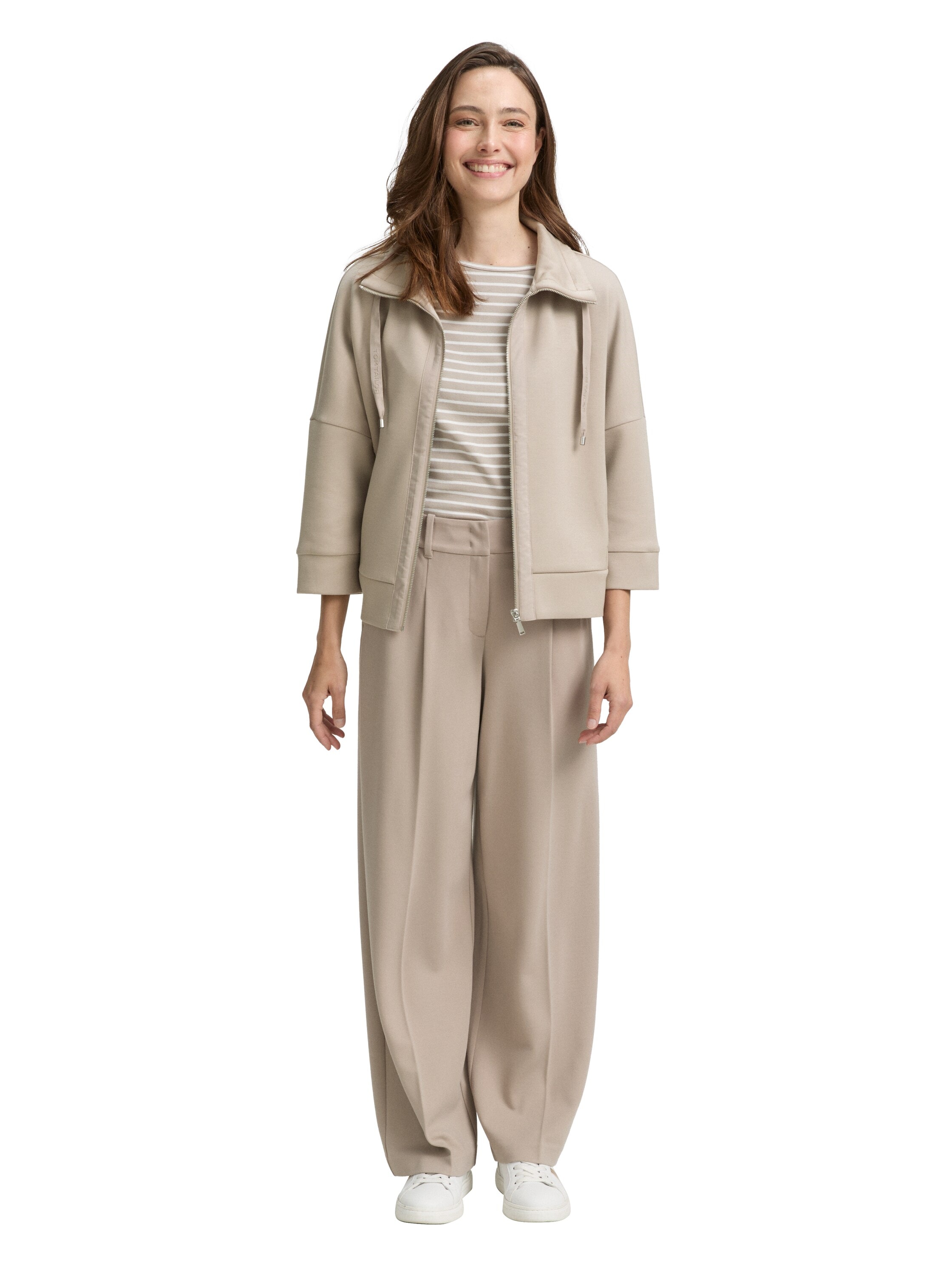 TOM TAILOR Sweatjacke »Boxy« mit Taschen