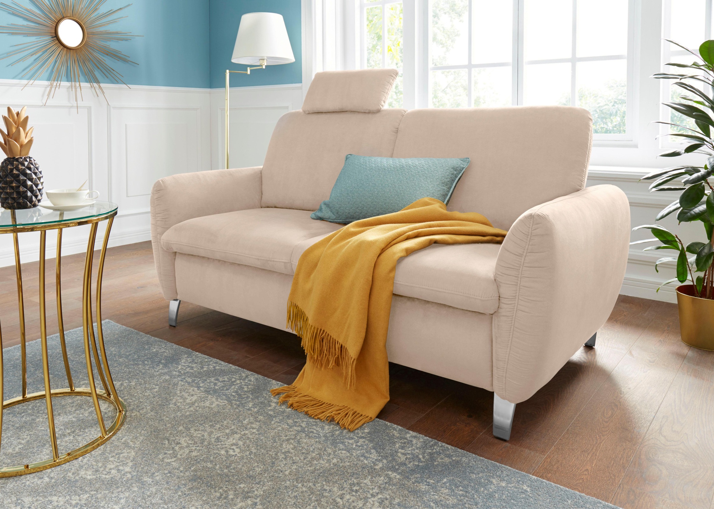 sit&more 2,5-Sitzer »Daytona«, inklusive Federkern und einer Kopfstütze